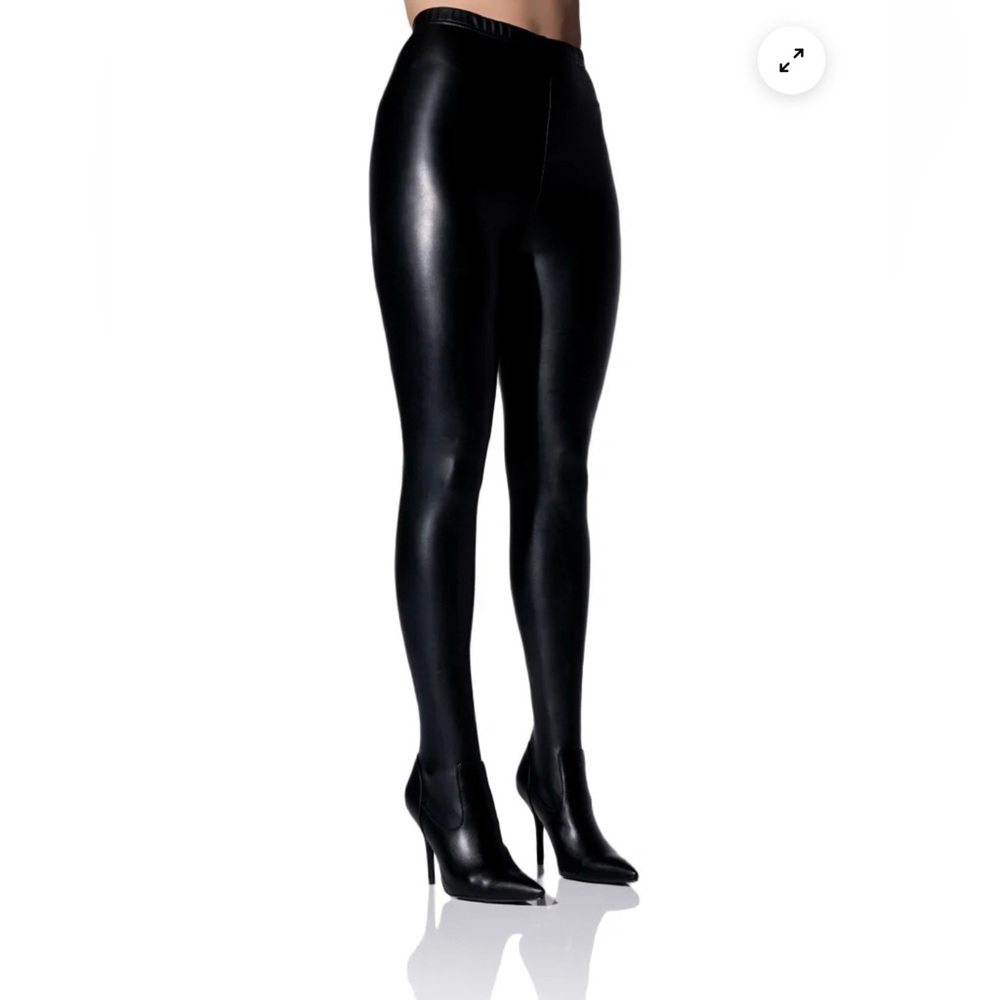 Azalea Wang KayKay Sexy stiletto Slim boot pants in black stretch - Picture 9 of 12
